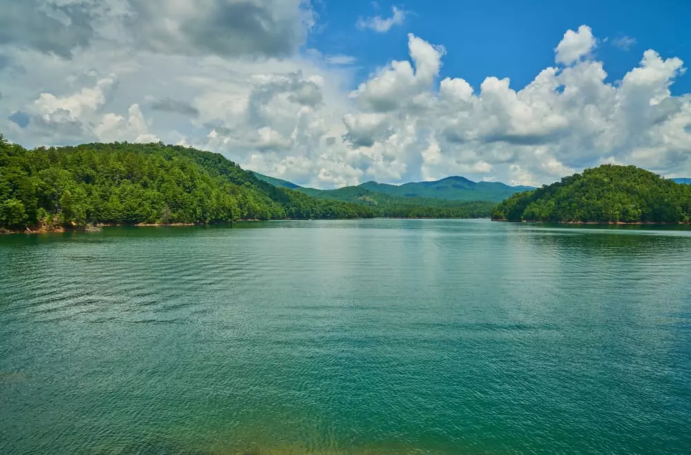 Hiwassee Lake in Murphy NC