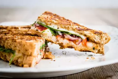 grilled panini sandwich