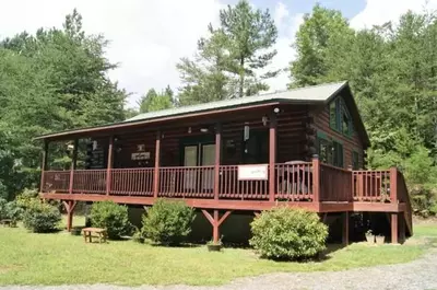 cabin near woods