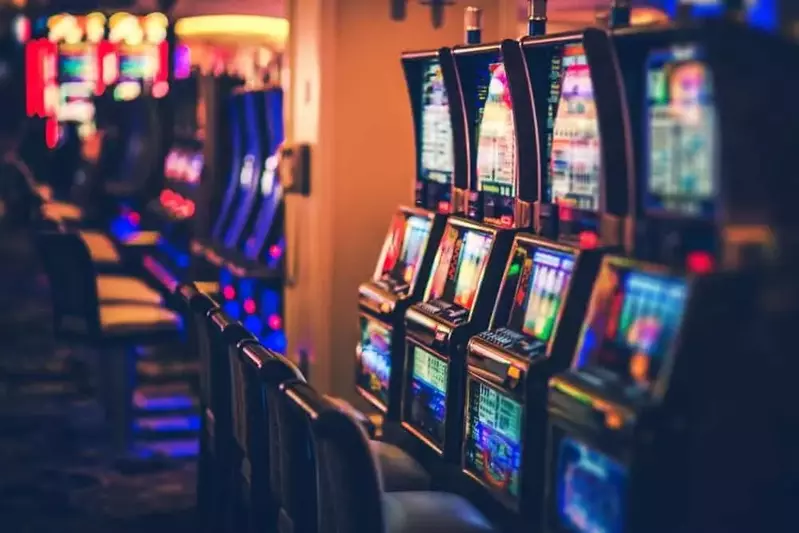 slot machines at a casino