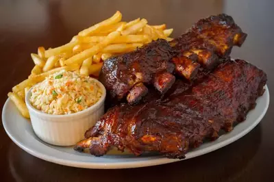 ribs and fries