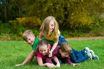 Kids playing in Murphy NC