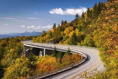 Blue Ridge Parkway in the fall