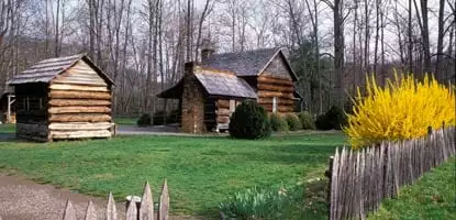 Mountain Farm Museum and the Mingus Mill near our Murphy NC cabin rentals