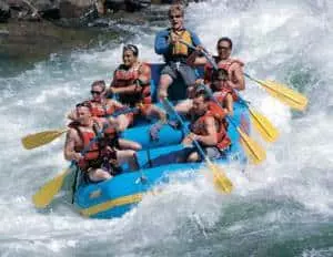 whitewater rafting near Murphy, NC