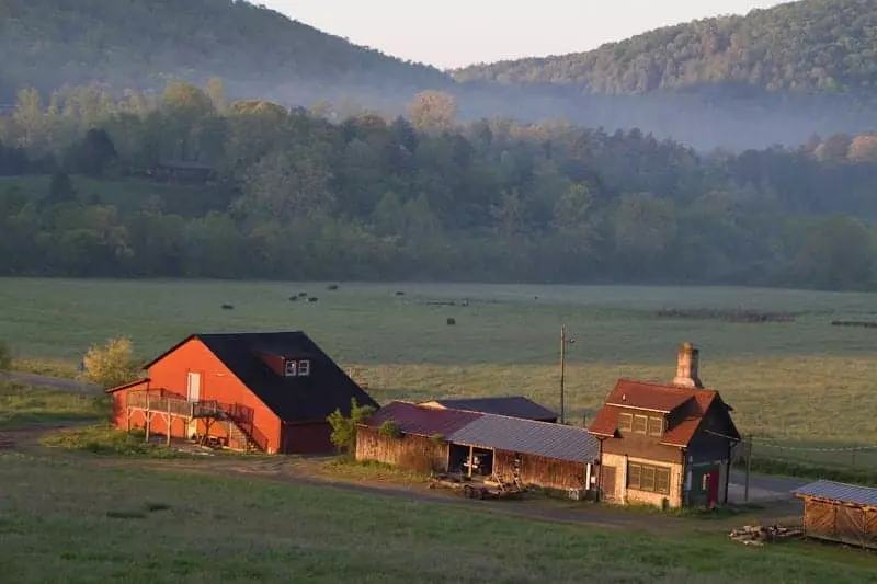 John C. Campbell Folk School in the mountains.