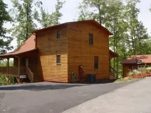 The Peaceful Hollow cabin in Murphy NC.